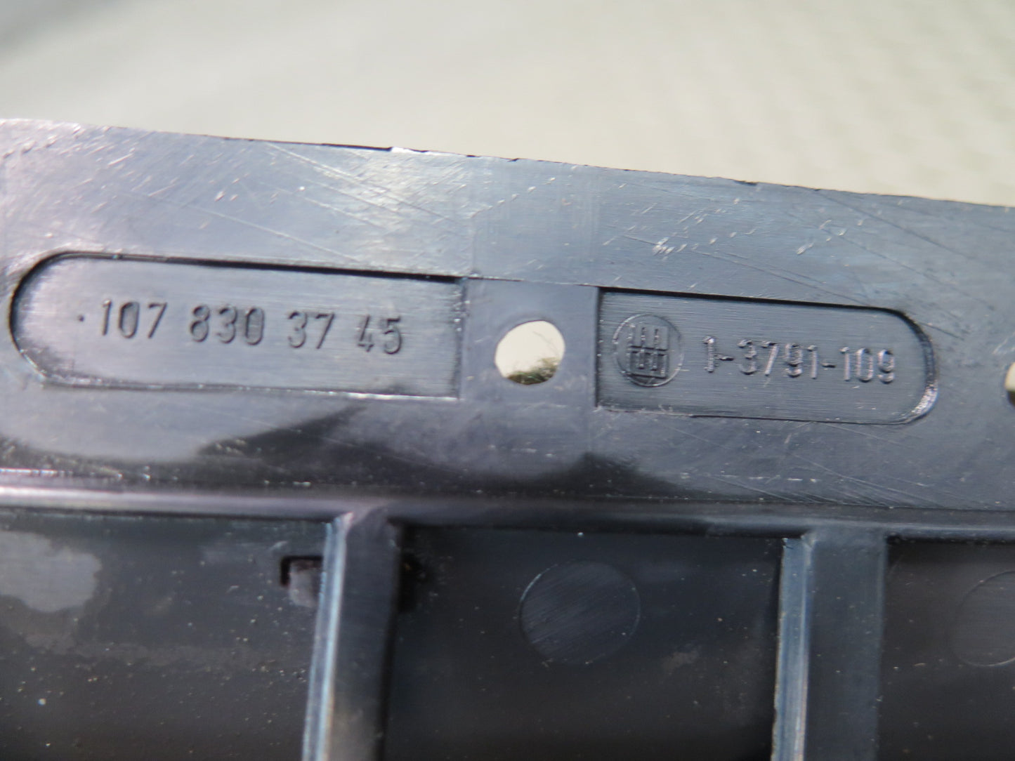 86-89 Mercedes R107 560SL Dash Lower Left Kick Trim Cover Panel Air Duct OEM