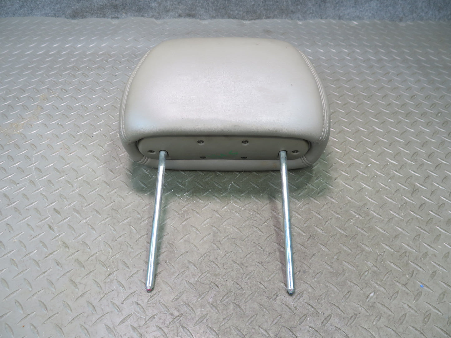 2003-2007 Hummer H2 Front Left & Right Seat Leather Headrest Wheat Set of 2
