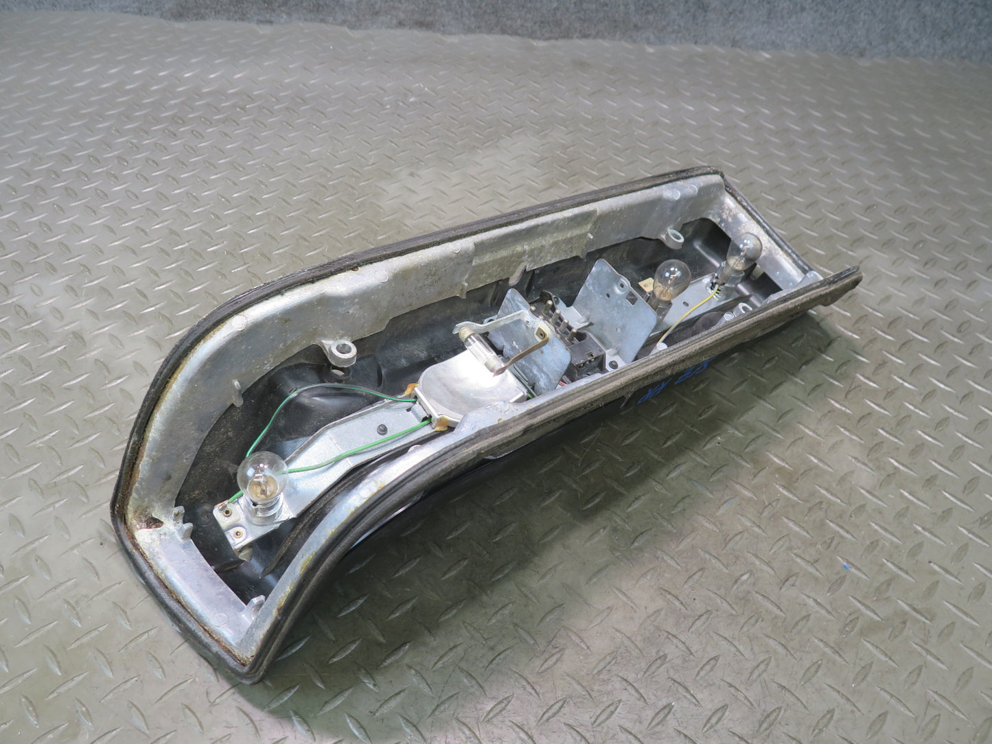 73-89 Mercedes R107 SL Rear Right Pass Side Tail Bracket & Frame Light Lamp OEM