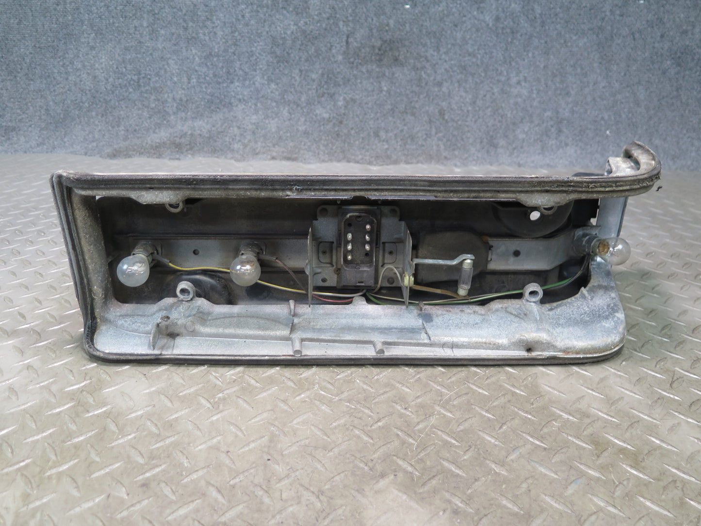 73-89 Mercedes R107 SL Rear Left Driver Side Tail Bracket & Frame Light Lamp OEM