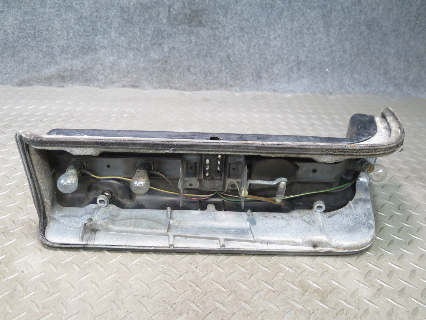 73-89 Mercedes R107 SL Rear Left Driver Side Tail Bracket & Frame Light Lamp OEM