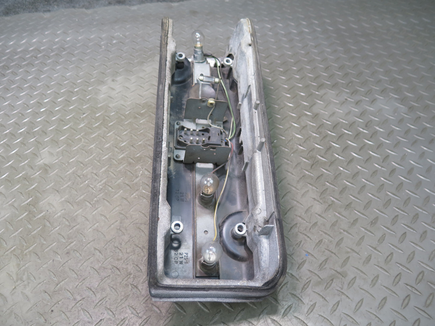 73-89 Mercedes R107 SL Rear Left Driver Side Tail Bracket & Frame Light Lamp OEM