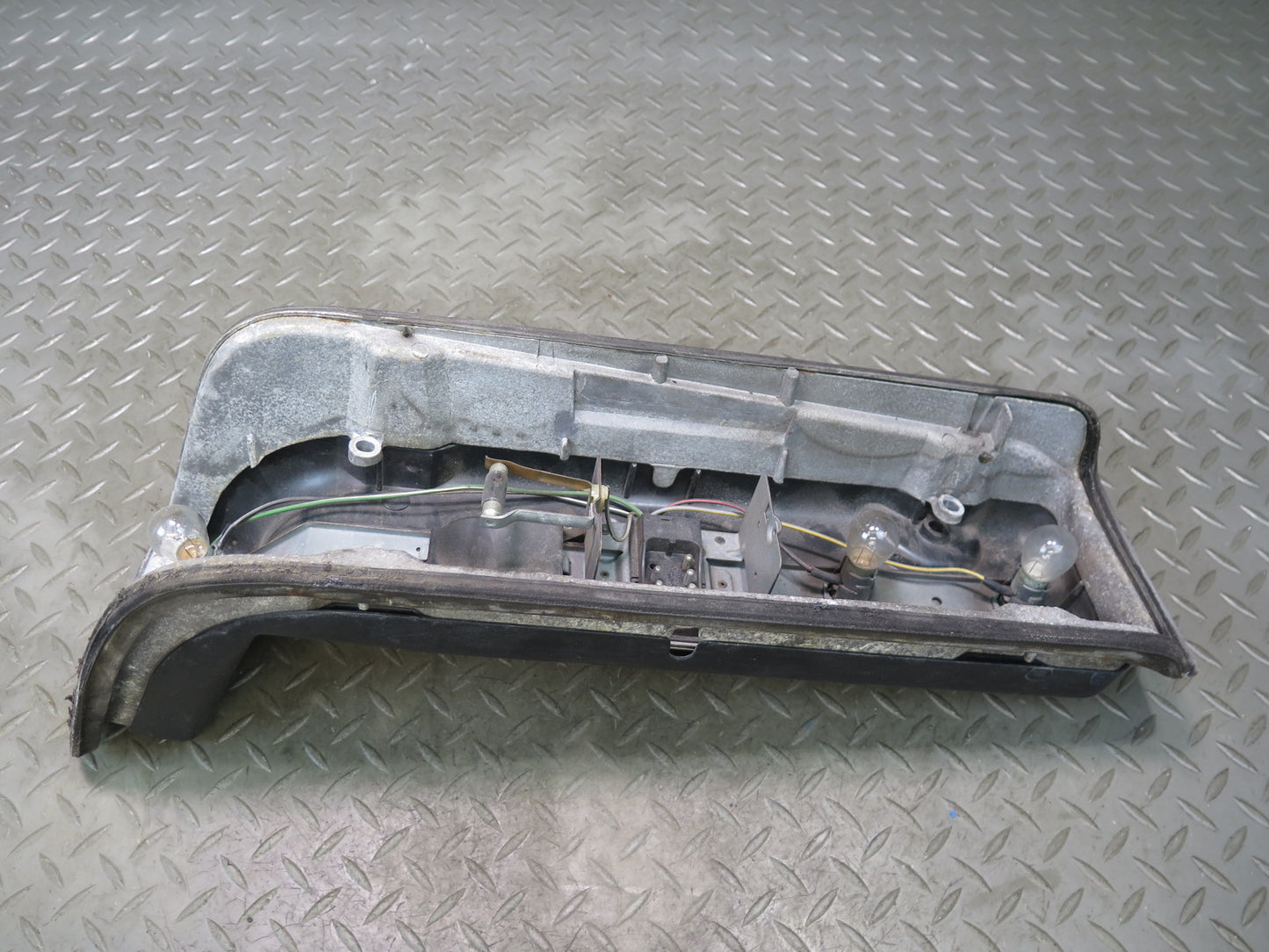 73-89 Mercedes R107 SL Rear Left Driver Side Tail Bracket & Frame Light Lamp OEM