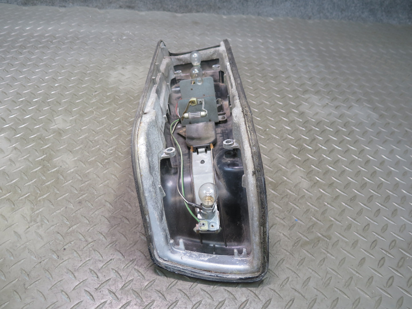 73-89 Mercedes R107 SL Rear Left Driver Side Tail Bracket & Frame Light Lamp OEM