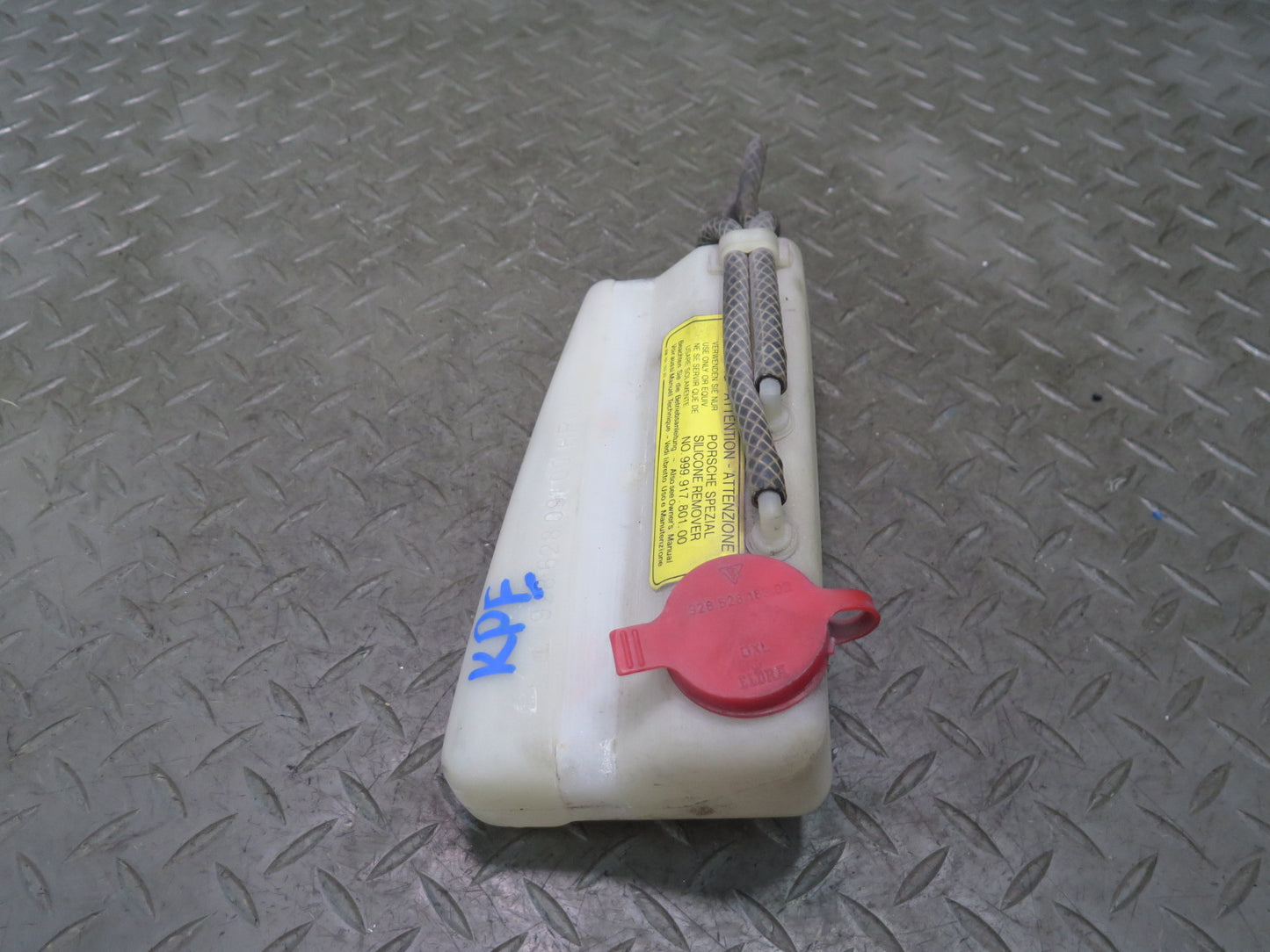 1984-1986 Porsche 928 S Windshield Washer Fluid Reservoir Tank 92862809100