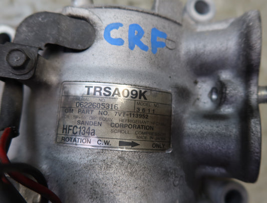 03-04 Chevrolet SSR V8 5.3L A/C Air Condition Compressor OEM