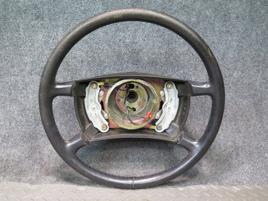 86-89 Mercedes R107 560SL 4 Spoke Leather Steering Black OEM