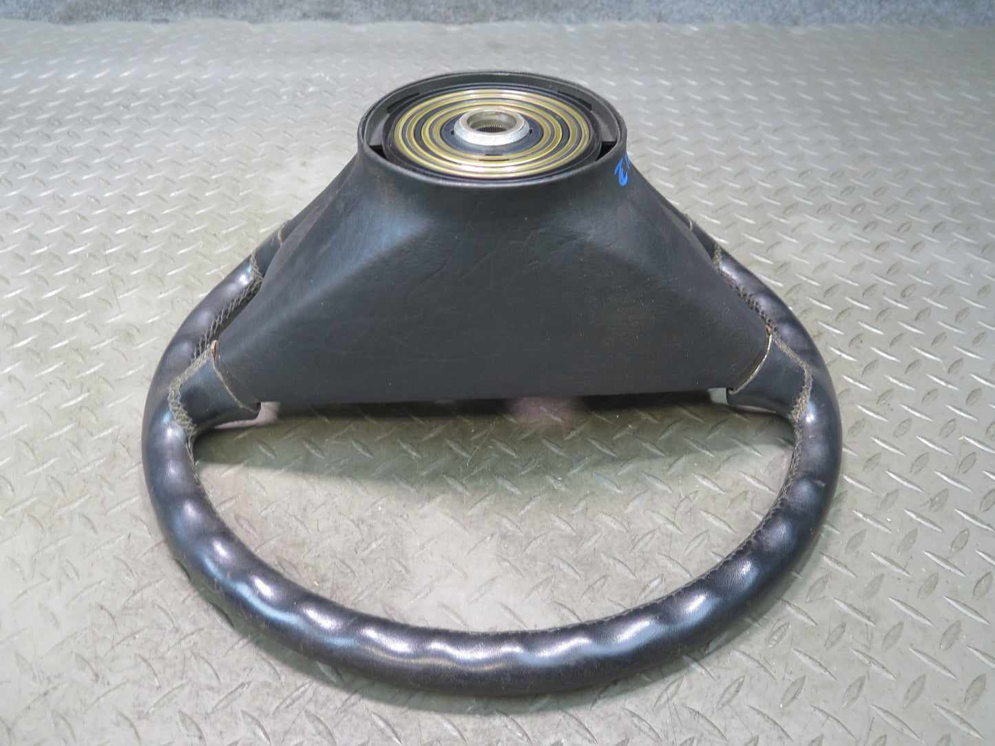 86-89 Mercedes R107 560SL 4 Spoke Leather Steering Black OEM