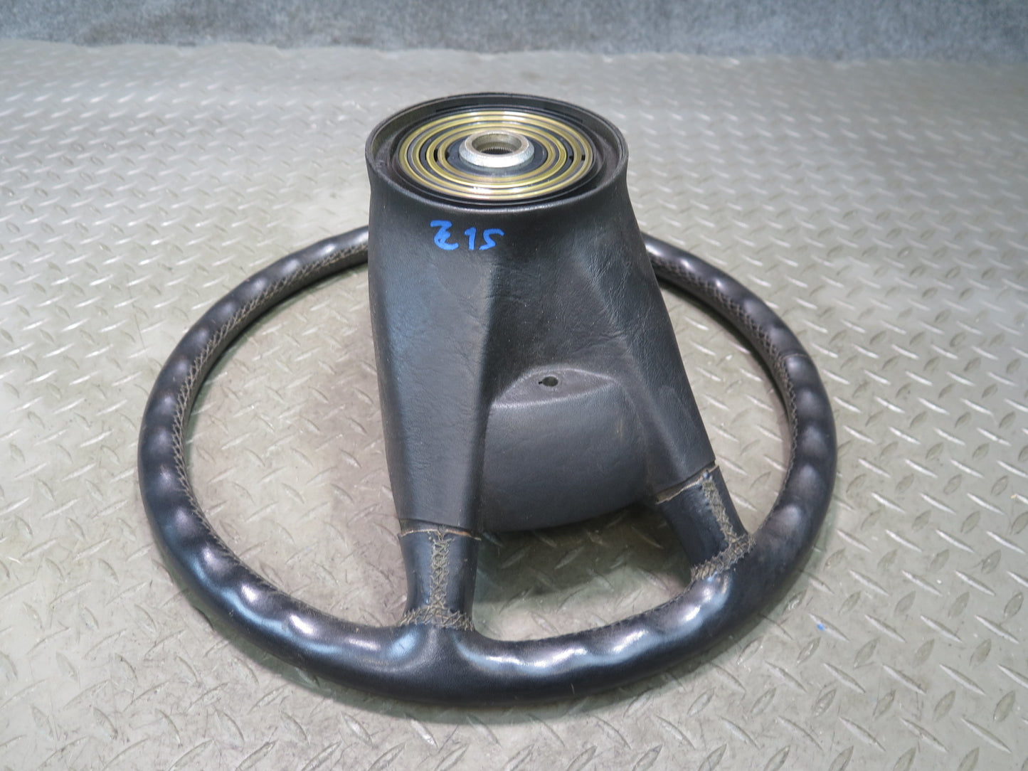 86-89 Mercedes R107 560SL 4 Spoke Leather Steering Black OEM