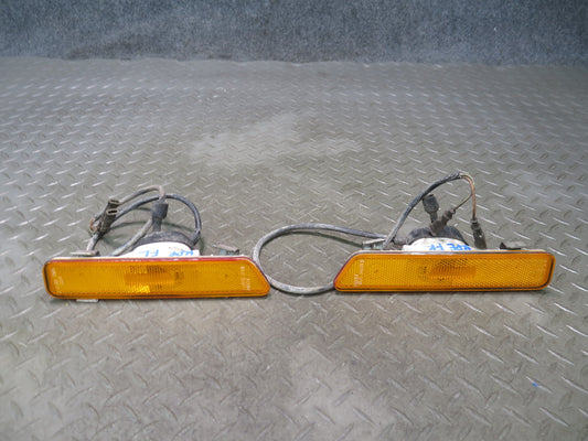1987-1995 Porsche 928 Front Left & Right Side Marker Light Lamp Set of 2