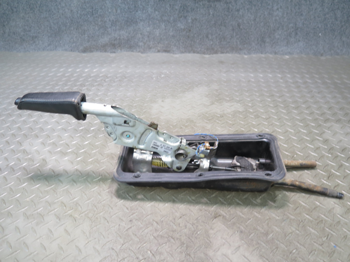 03-08 BMW E86 E85 Z4 Parking Handbrake Lever w Housing Assembly OEM
