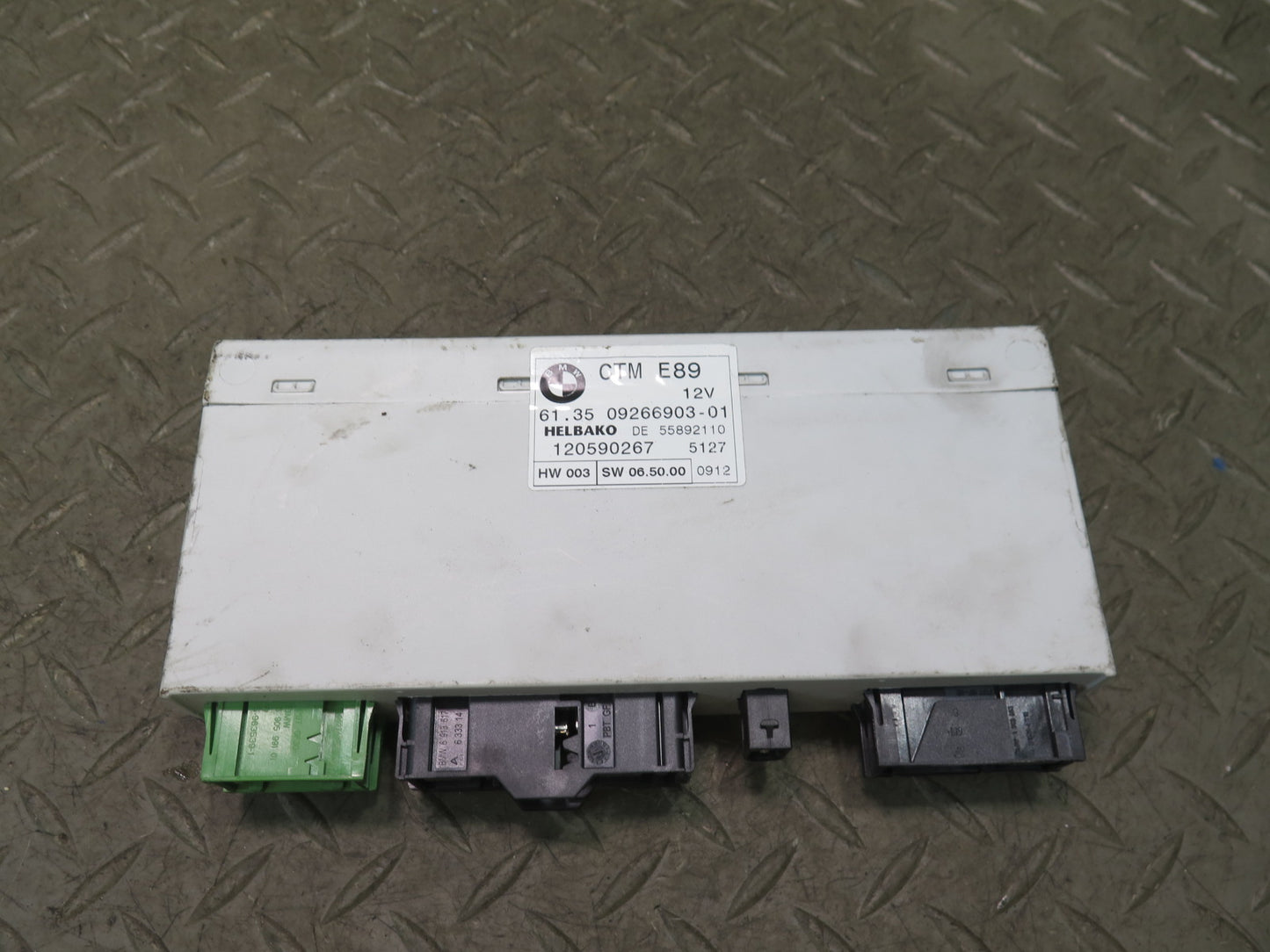09-16 BMW E89 Z4 Convertible CTM Roof TOP Control Module 09266903 OEM