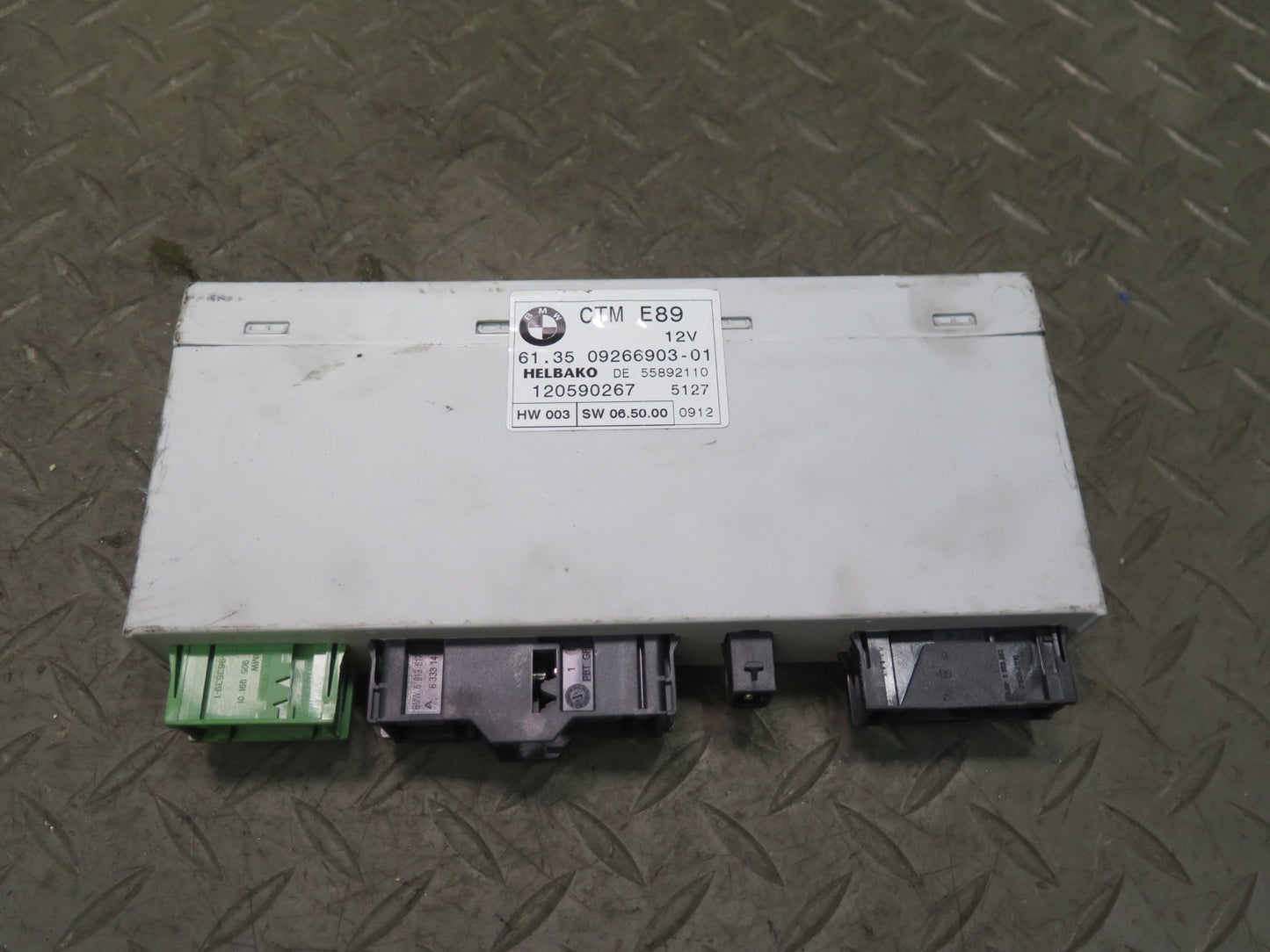 09-16 BMW E89 Z4 Convertible CTM Roof TOP Control Module 09266903 OEM