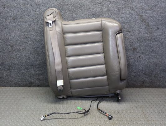 2003-2004 Hummer H2 Front Right Seat Upper Backrest Leather Cushion Wheat