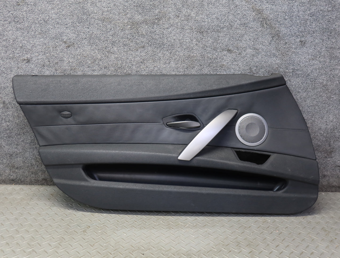03-05 BMW E85 Z4 Front Left Door Interior Trim Panel Black OEM