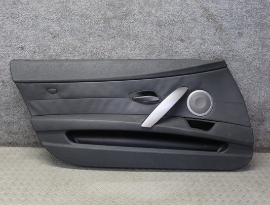 03-05 BMW E85 Z4 Front Left Door Interior Trim Panel Black OEM