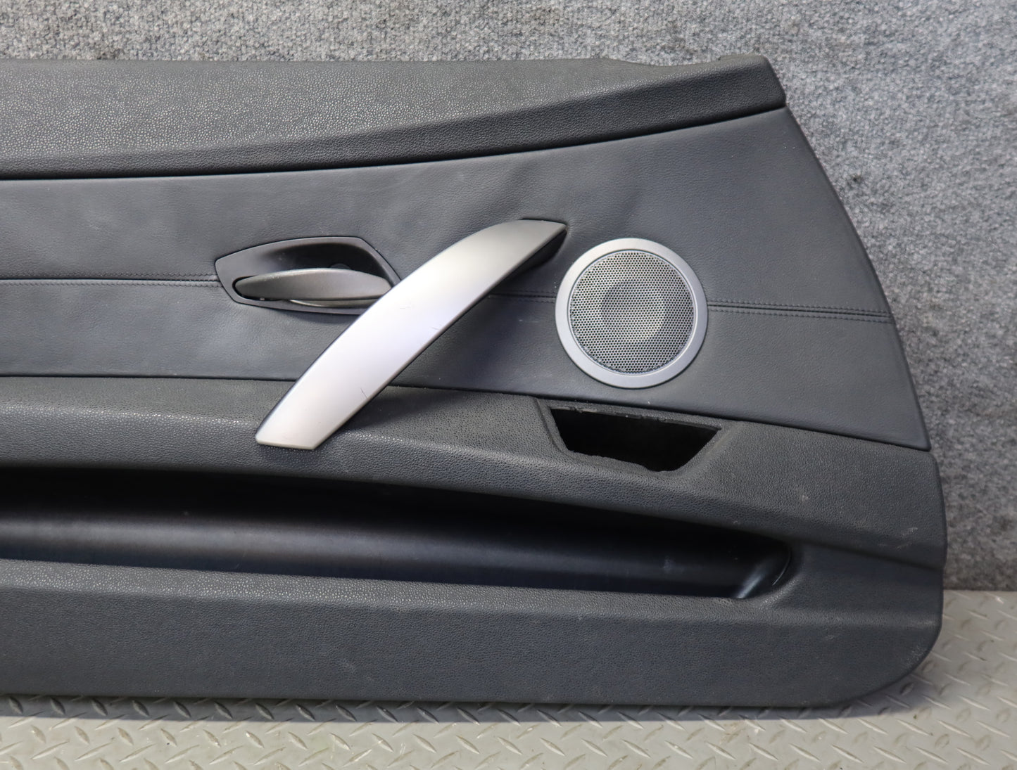 03-05 BMW E85 Z4 Front Left Door Interior Trim Panel Black OEM