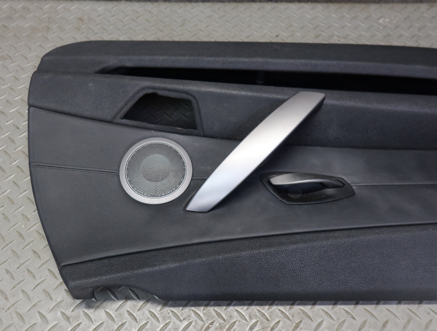 03-05 BMW E85 Z4 Front Left Door Interior Trim Panel Black OEM