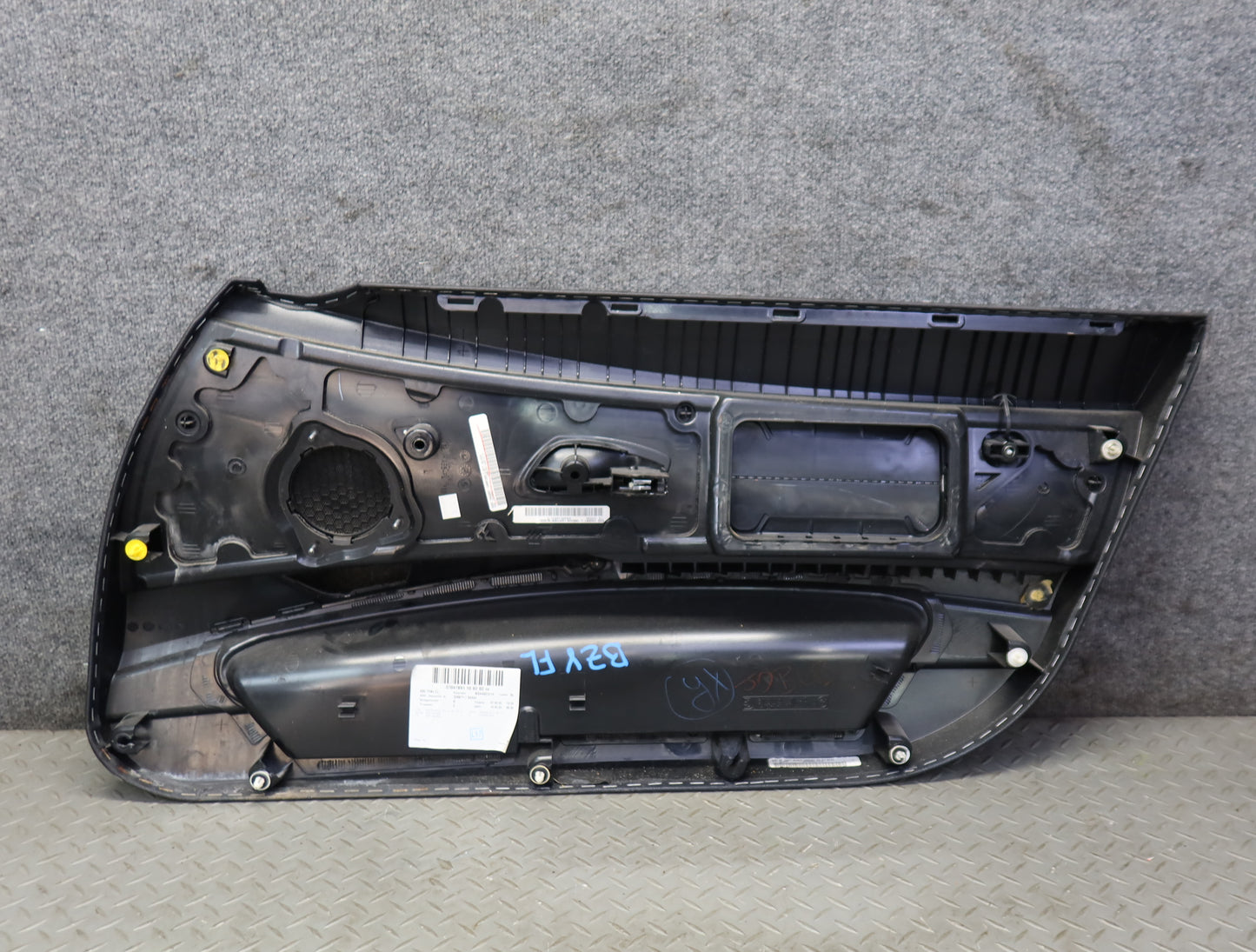 03-05 BMW E85 Z4 Front Left Door Interior Trim Panel Black OEM
