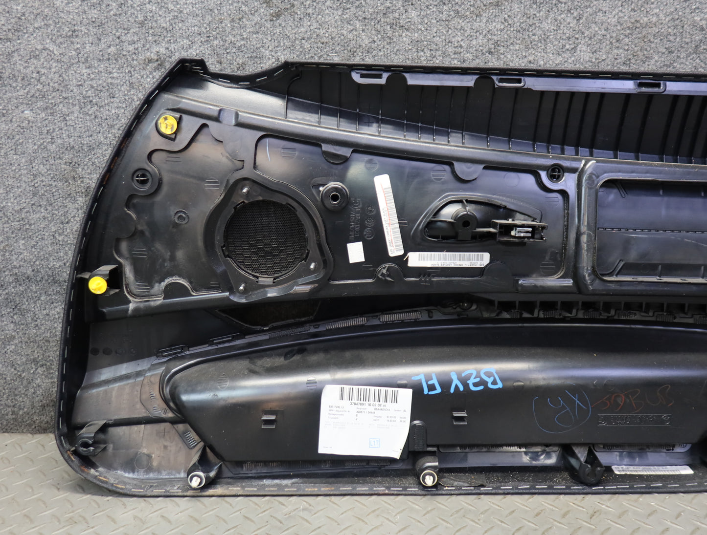 03-05 BMW E85 Z4 Front Left Door Interior Trim Panel Black OEM