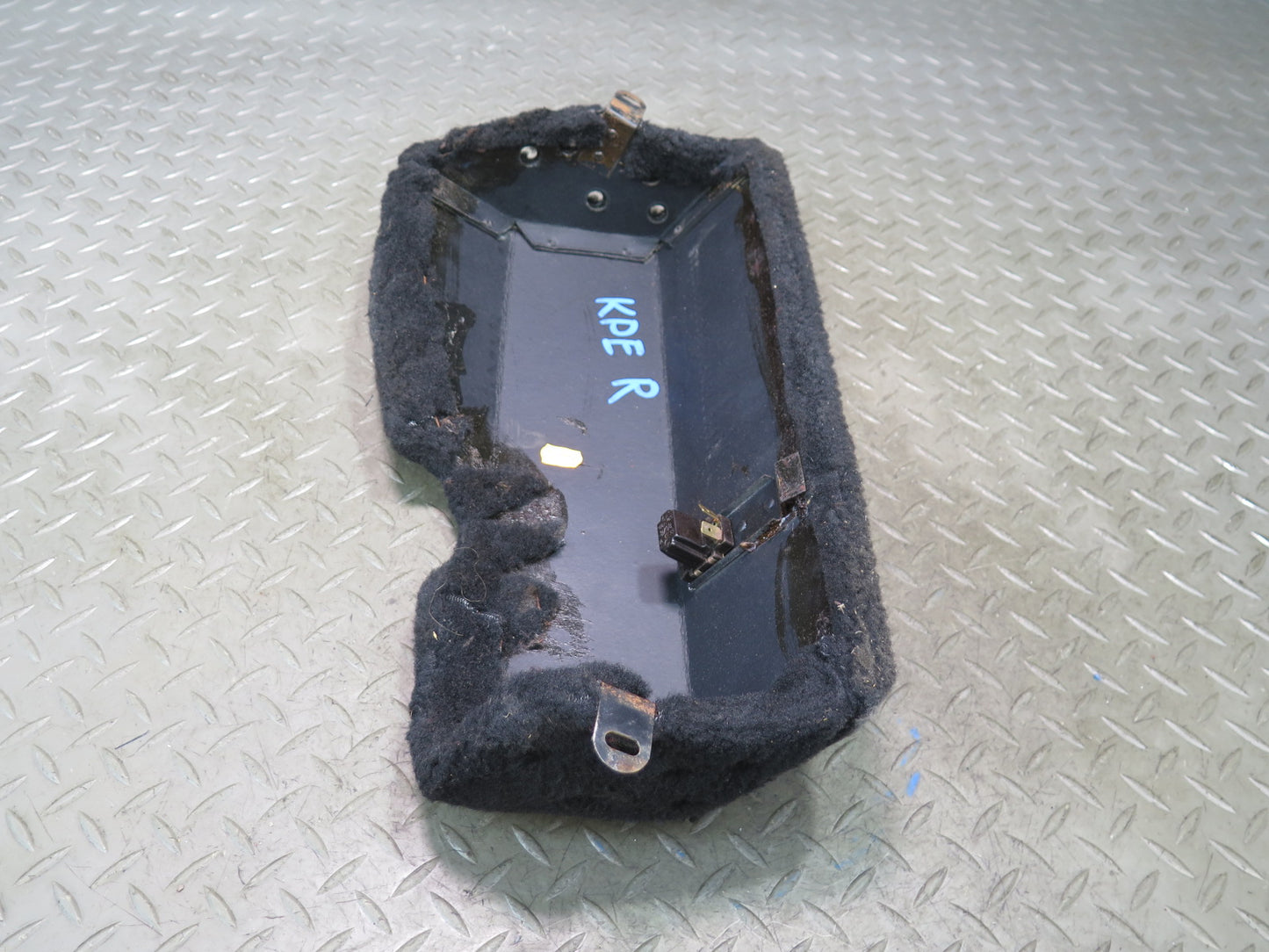 1984-1995 Porsche 928 Left & Right Side Carpet Trim Panel w Hatch Release Switch