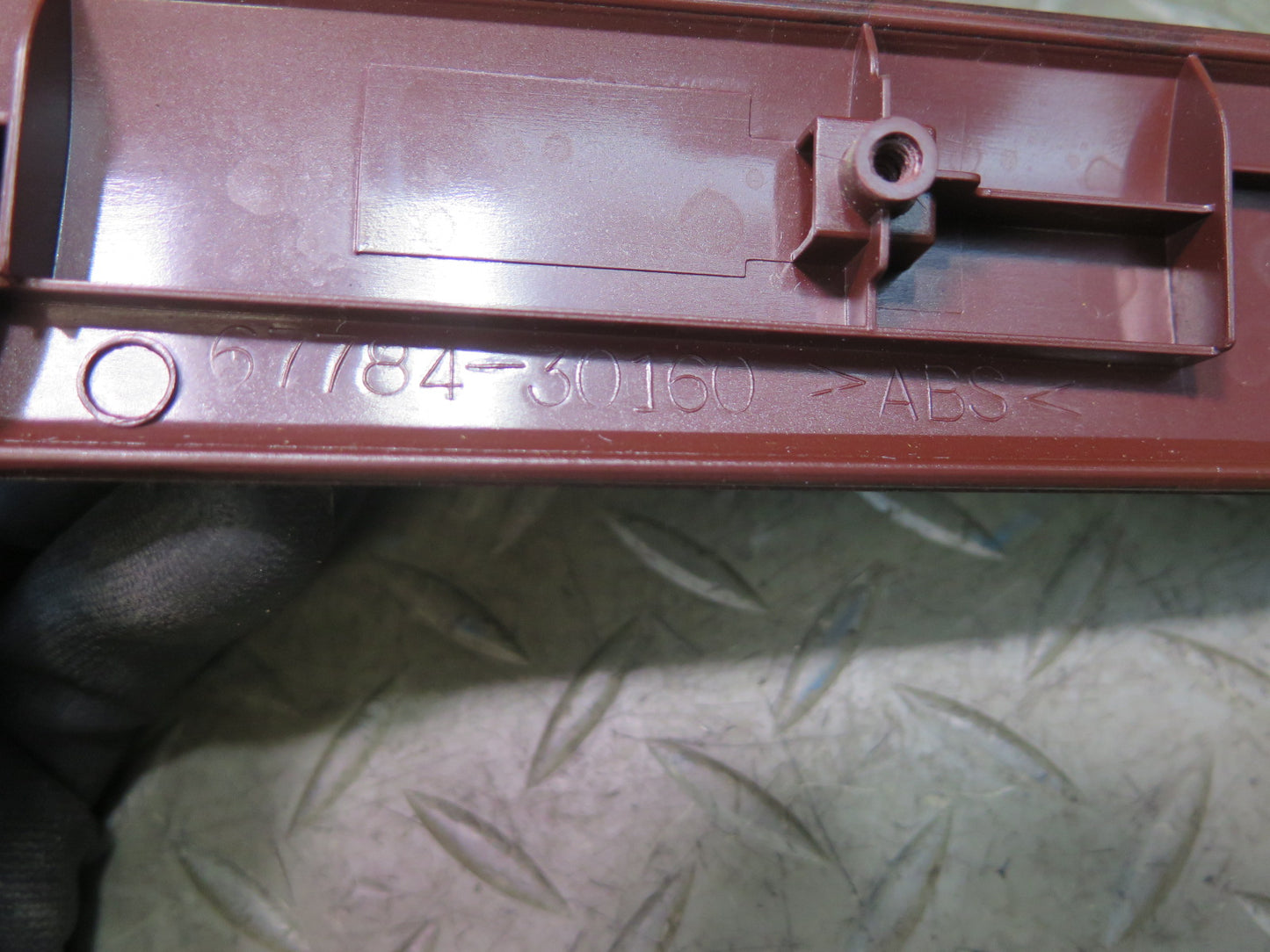 99-01 Toyota Crown JZS175 Rear Left Door Wood Trim Cover Panel 67784-30160 OEM