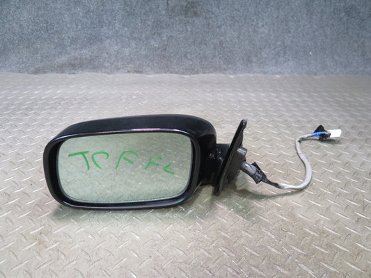 99-01 Toyota Crown JZS175 RHD Front Left Side View Heated Door Mirror Black OEM