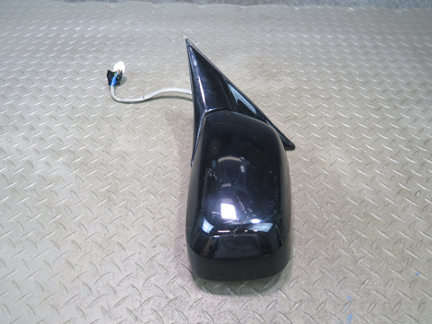 99-01 Toyota Crown JZS175 RHD Front Left Side View Heated Door Mirror Black OEM