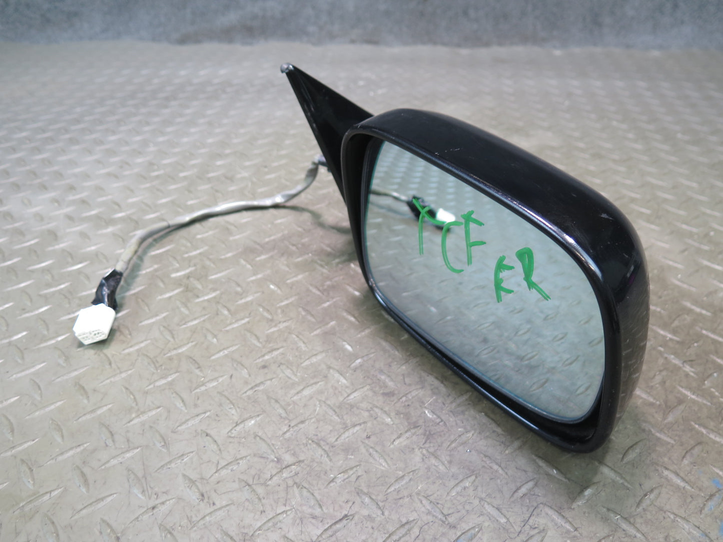 99-01 Toyota Crown JZS175 RHD Front Right Side View Heated Door Mirror Black OEM