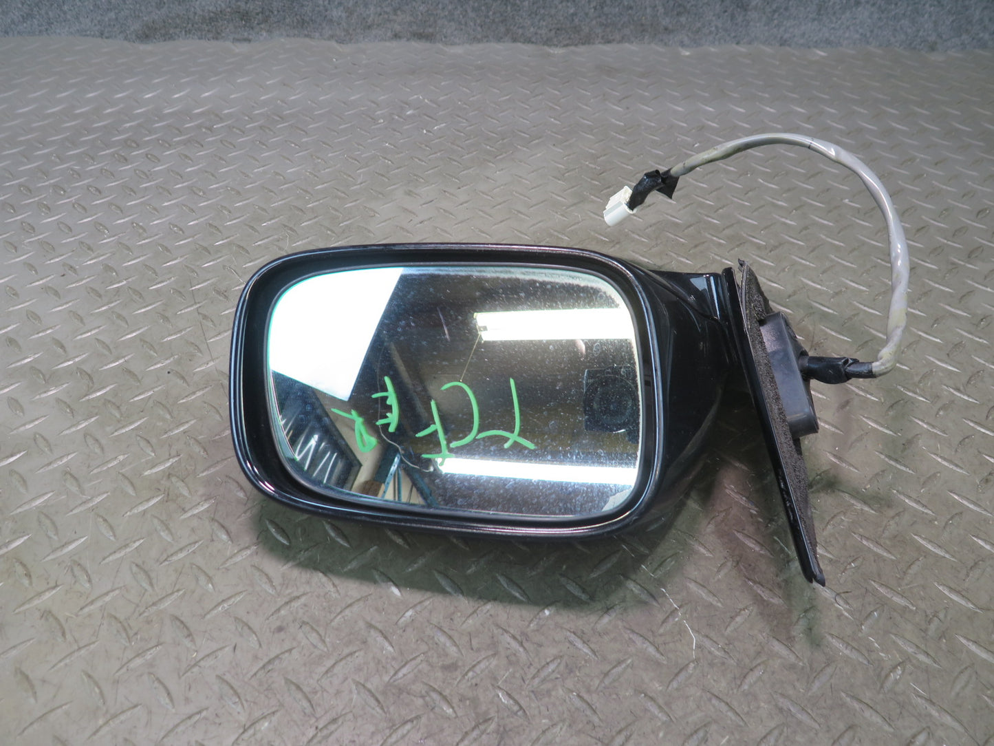99-01 Toyota Crown JZS175 RHD Front Right Side View Heated Door Mirror Black OEM