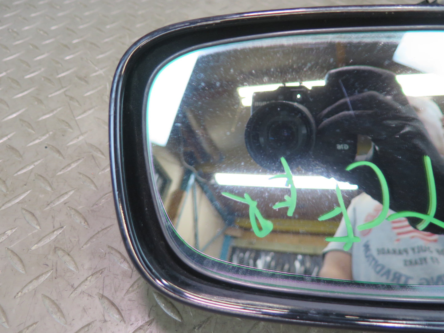 99-01 Toyota Crown JZS175 RHD Front Right Side View Heated Door Mirror Black OEM