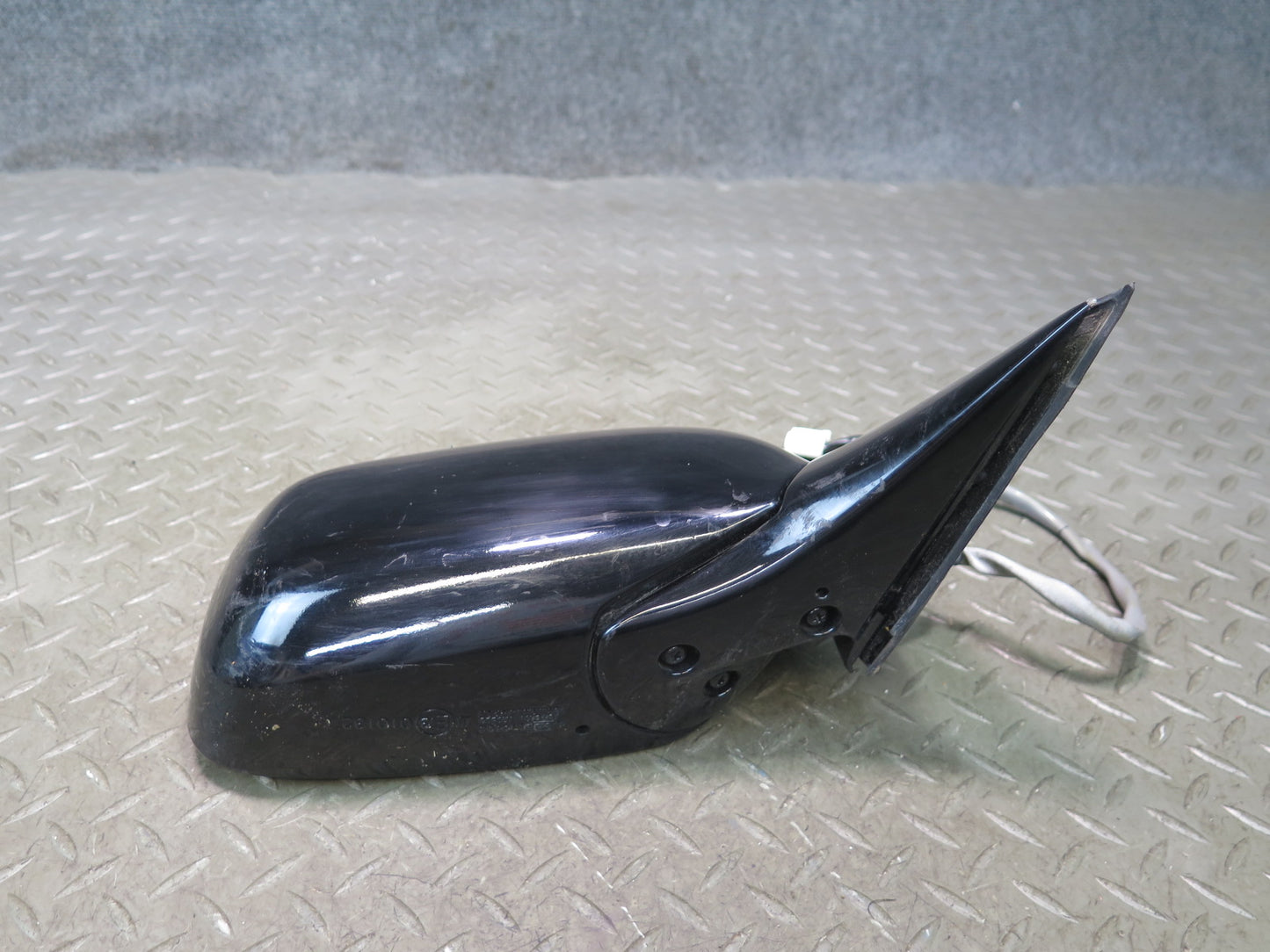 99-01 Toyota Crown JZS175 RHD Front Right Side View Heated Door Mirror Black OEM