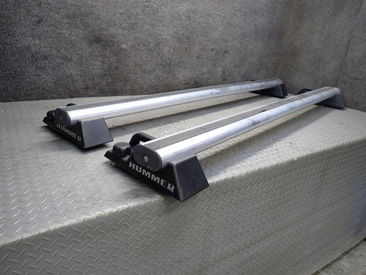 2003-2007 Hummer H2 Roof Luggage Rack Rail Cross  Bar Set of 2