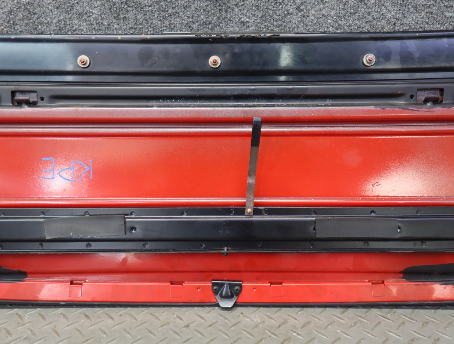 1984-1995 Porsche 928 Front Upper Sunroof Moonroof Panel RED