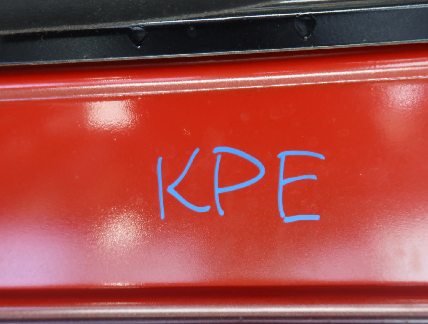 1984-1995 Porsche 928 Front Upper Sunroof Moonroof Panel RED