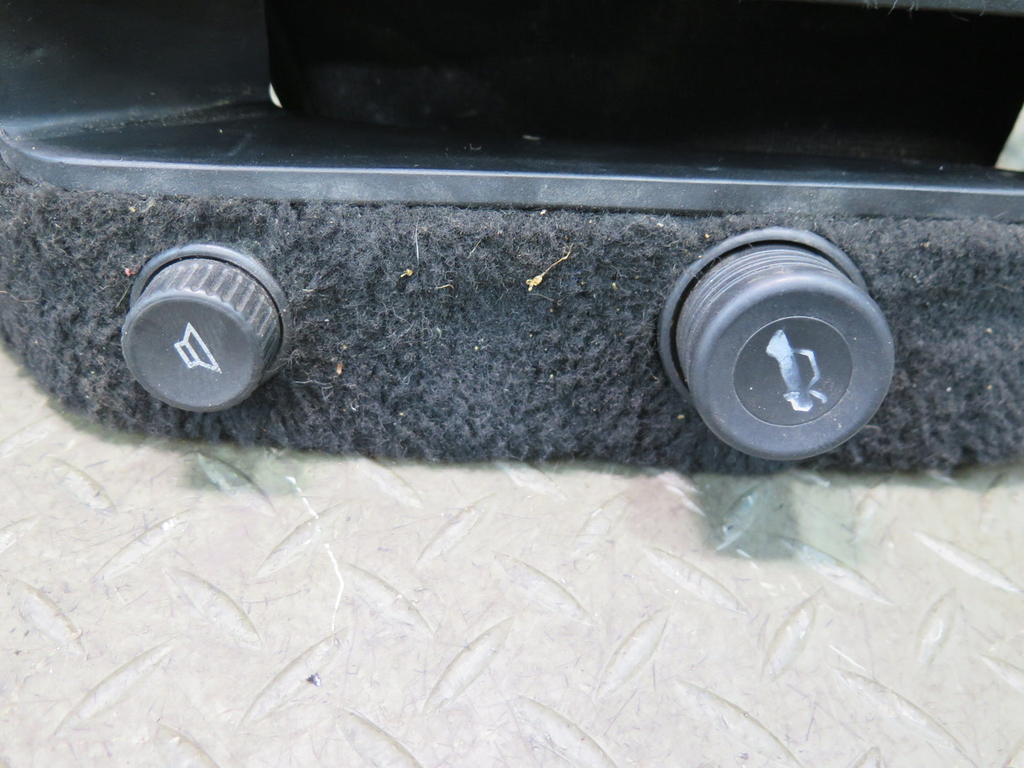 1984-1995 Porsche 928 Left & Right Side Carpet Trim Panel w Hatch Release Switch