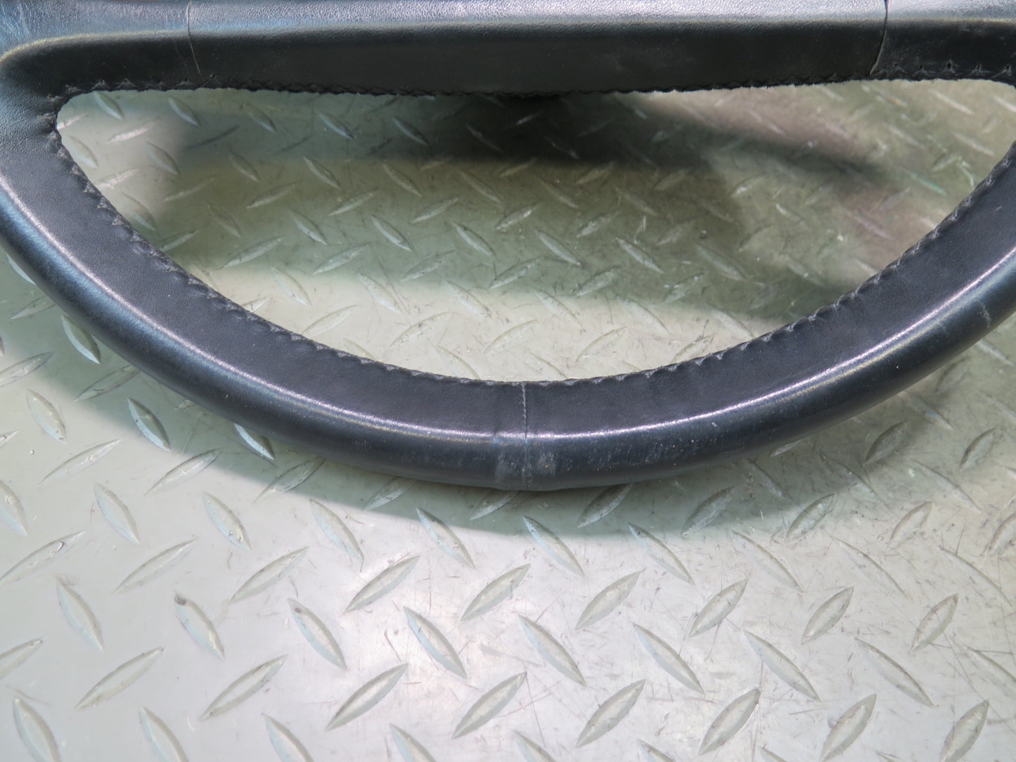 1984-1989 Porsche 928 S Leather Steering Black W/ Horn Pad Cover