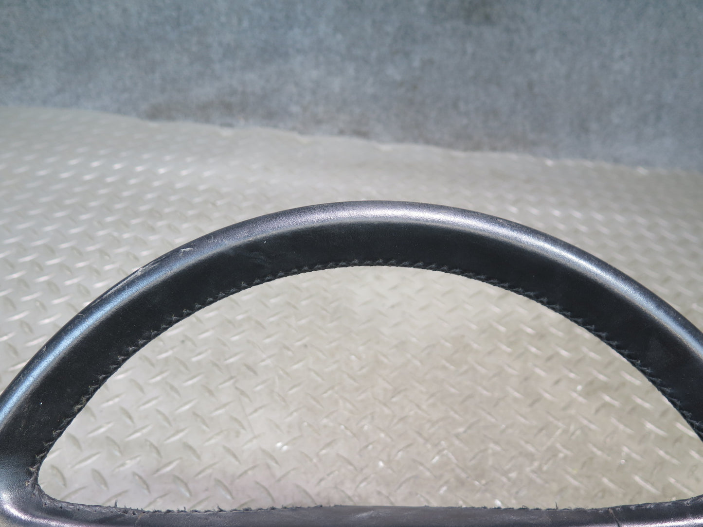 1984-1989 Porsche 928 S Leather Steering Black W/ Horn Pad Cover