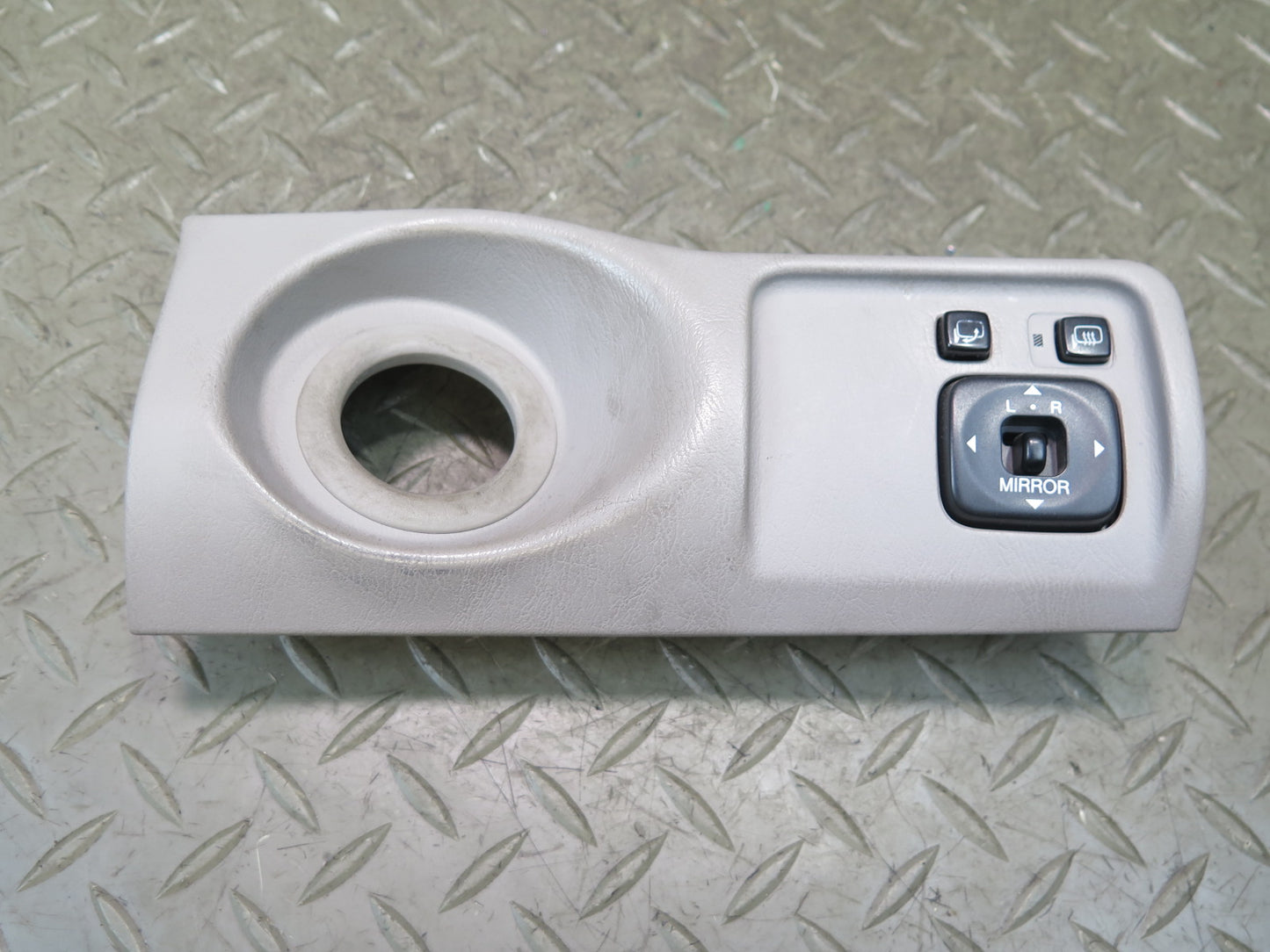 99-01 Toyota Crown JZS175 RHD Power Mirror Switch w Trim Beige OEM