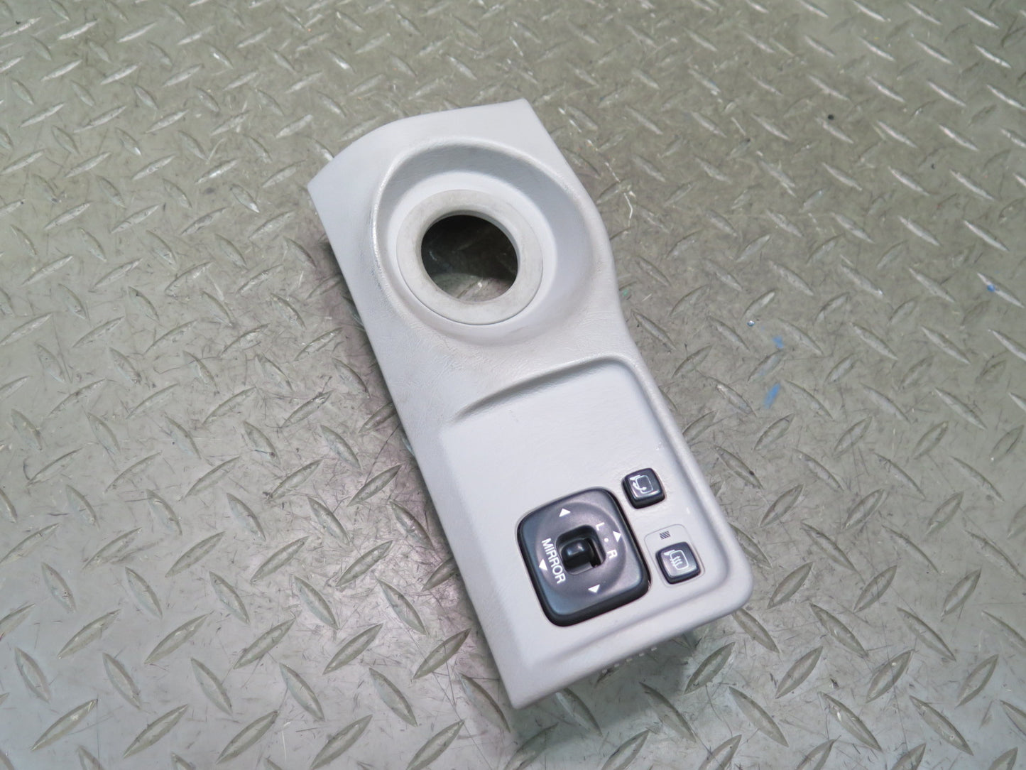 99-01 Toyota Crown JZS175 RHD Power Mirror Switch w Trim Beige OEM