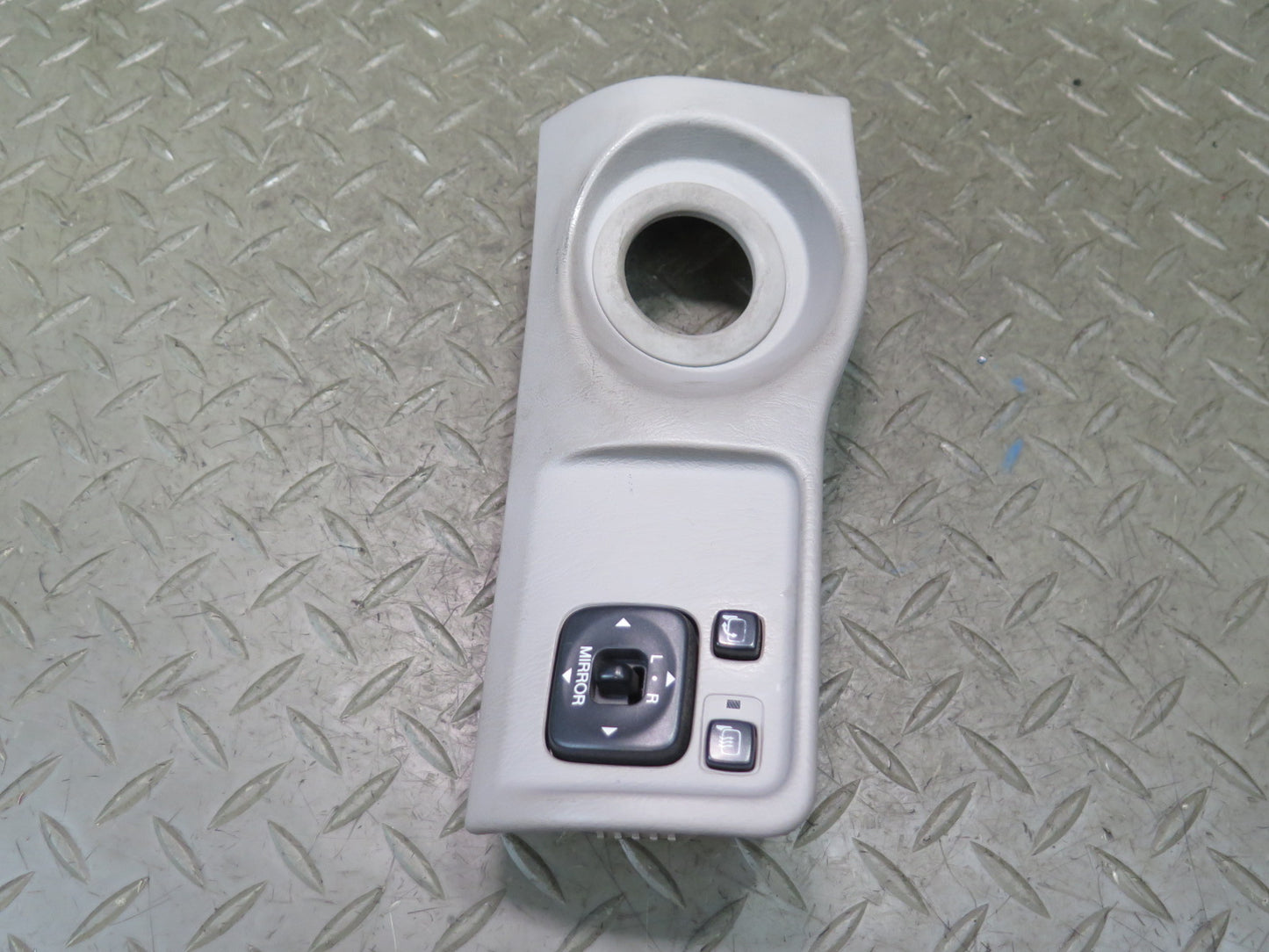 99-01 Toyota Crown JZS175 RHD Power Mirror Switch w Trim Beige OEM