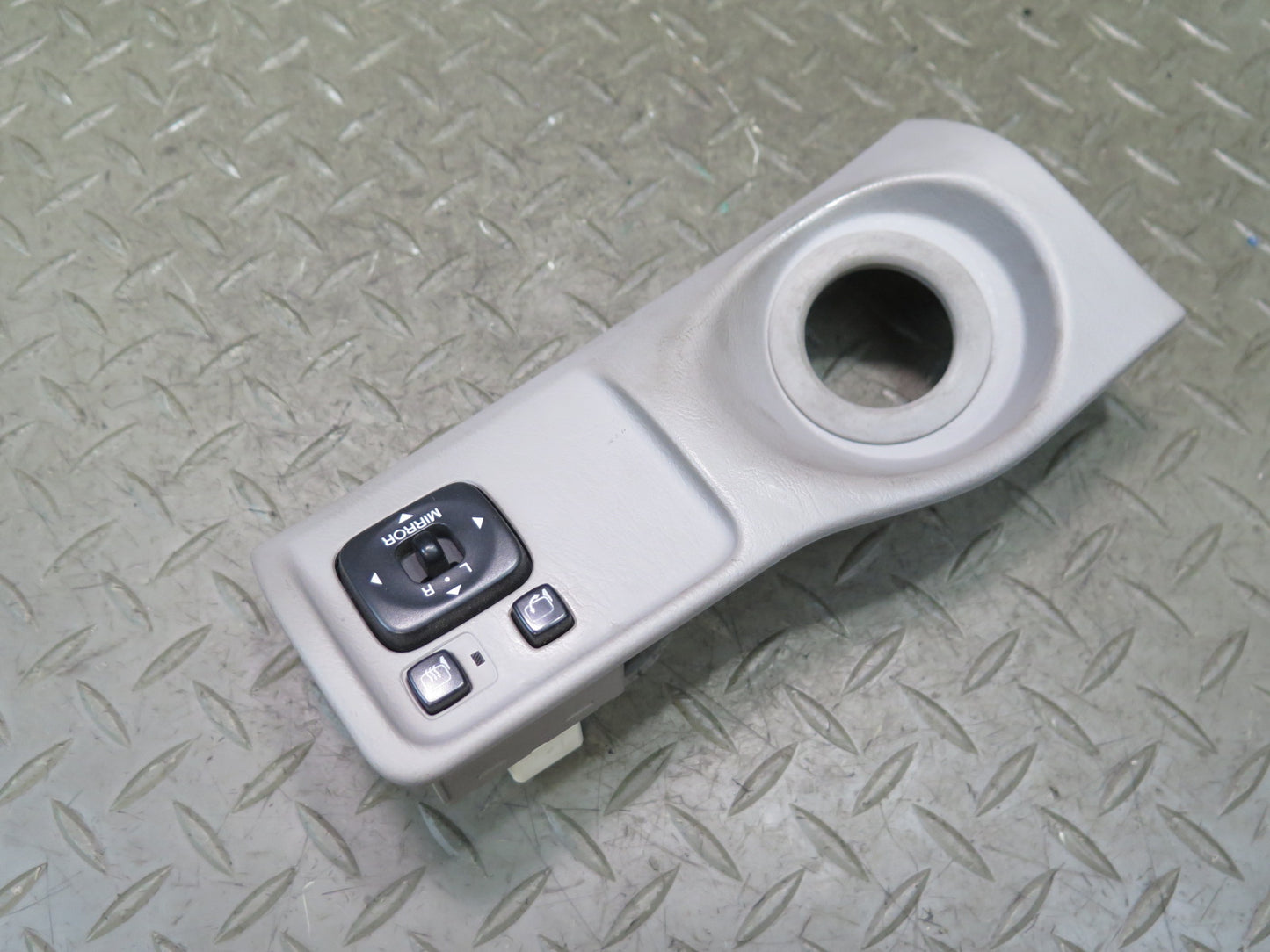99-01 Toyota Crown JZS175 RHD Power Mirror Switch w Trim Beige OEM