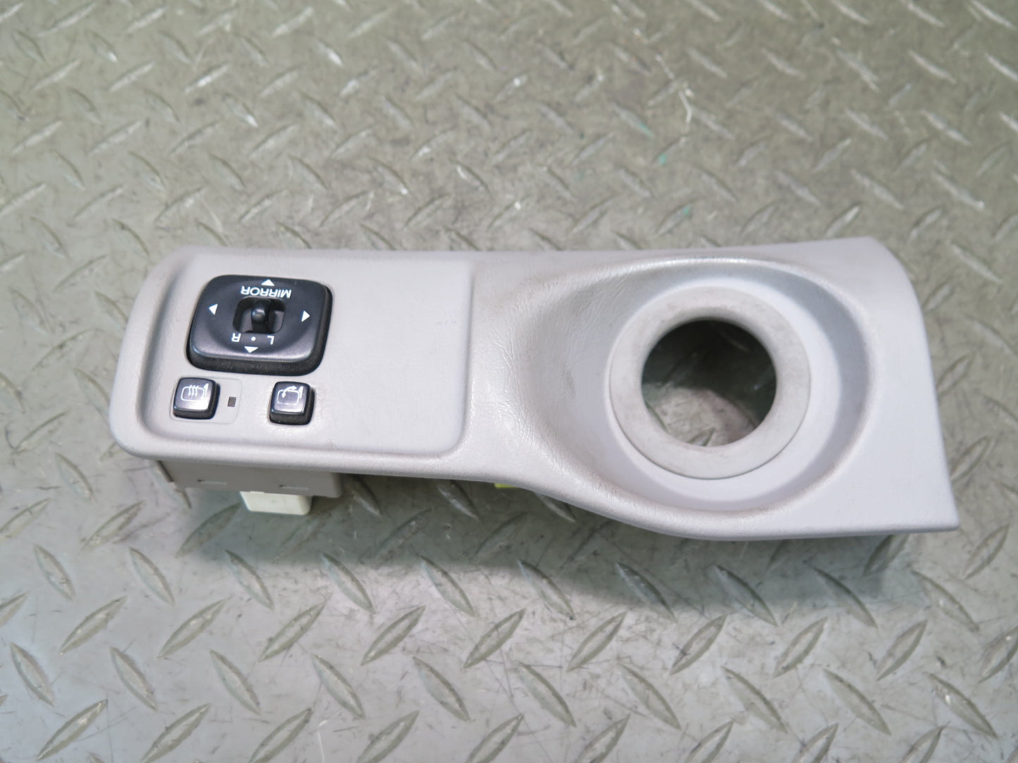 99-01 Toyota Crown JZS175 RHD Power Mirror Switch w Trim Beige OEM