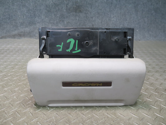 99-01 Toyota Crown JZS175 Royal Dash Center Audio Radio Trim Lid Panel Gray OEM