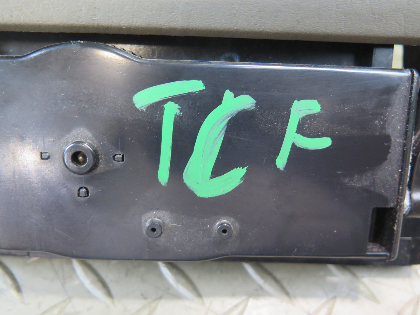 99-01 Toyota Crown JZS175 Royal Dash Center Audio Radio Trim Lid Panel Gray OEM