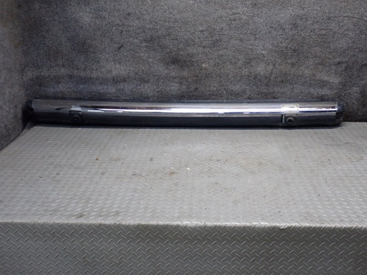 73-89 Mercedes R107 560SL Rear Bumper Chrome Molding Trim w Rubber Seal OEM
