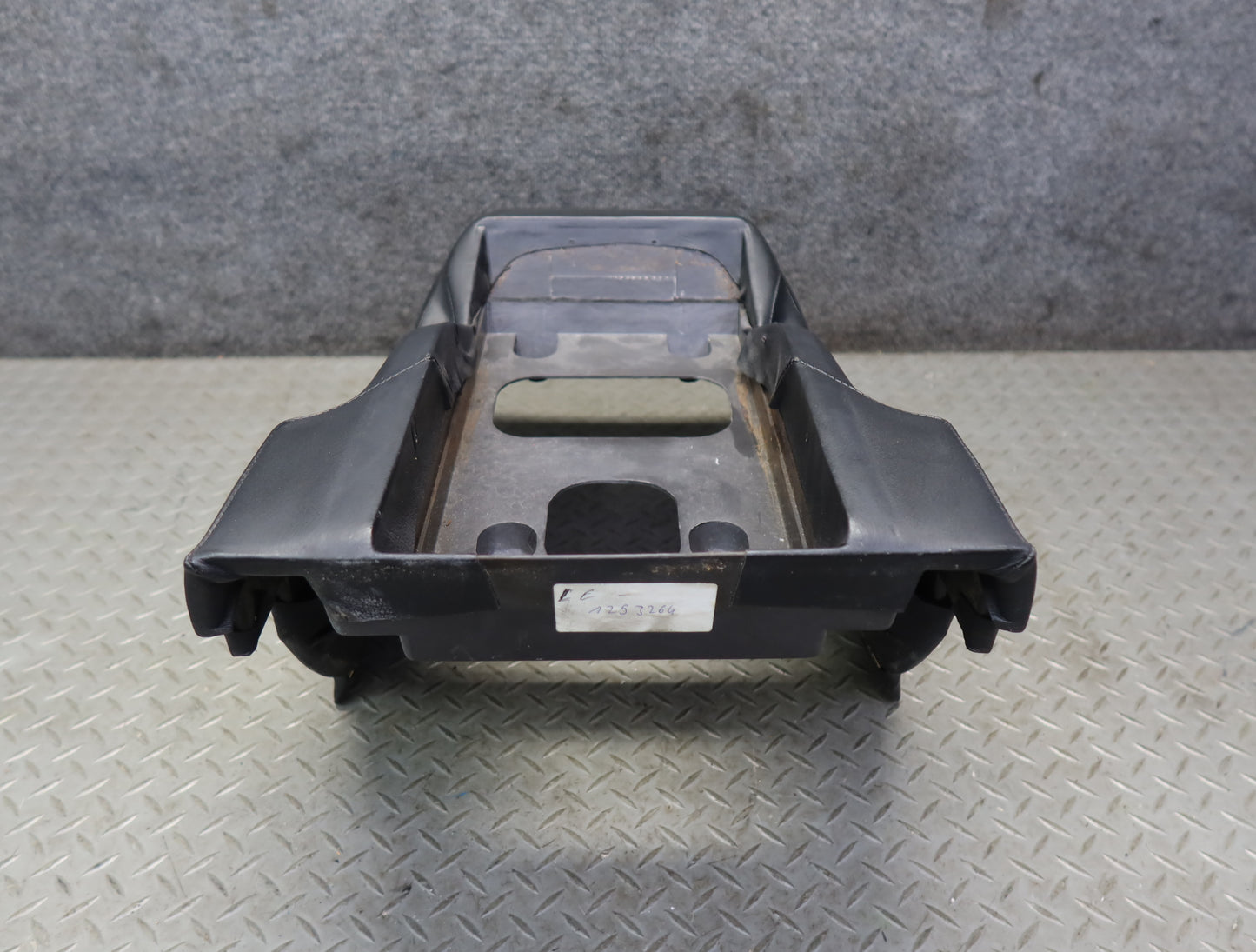 1984-1991 Porsche 928 S Rear Center Console Arm Rest Storage Compartment Black