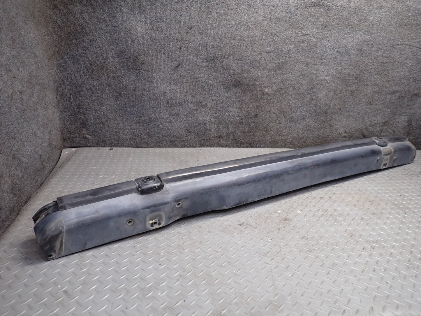 73-89 Mercedes R107 560SL Rear Bumper Chrome Molding Trim w Rubber Seal OEM