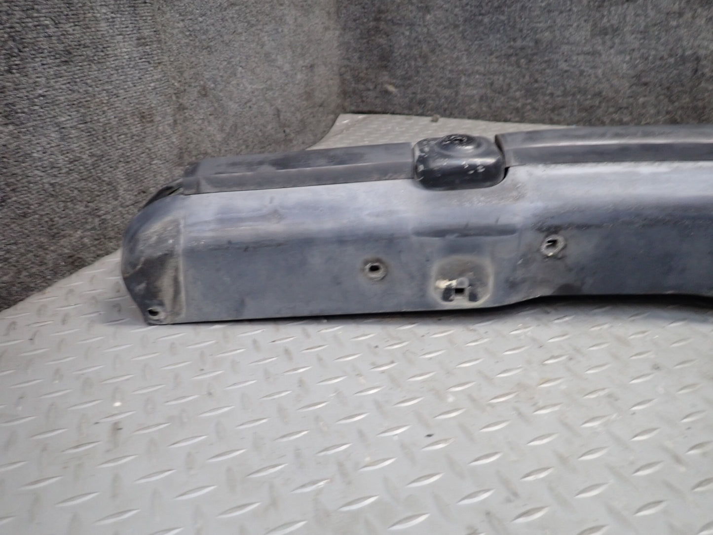 73-89 Mercedes R107 560SL Rear Bumper Chrome Molding Trim w Rubber Seal OEM