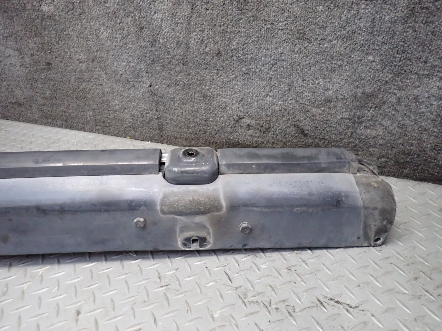 73-89 Mercedes R107 560SL Rear Bumper Chrome Molding Trim w Rubber Seal OEM